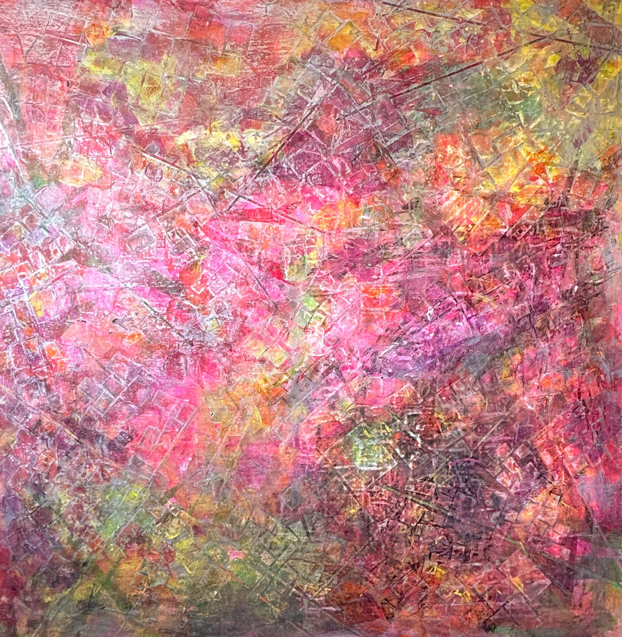 Petals from the Past | Original 36x36 in (91.44x91.44 cm)